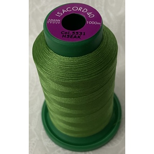 ISACORD 40 #5531 PEAR GREEN 1000m Machine Embroidery Sewing Thread