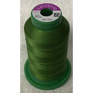 ISACORD 40 #5633 LIME GREEN 1000m Machine Embroidery Sewing Thread