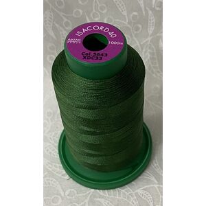 ISACORD 40 #5643 GREEN DUST 1000m Machine Embroidery Sewing Thread