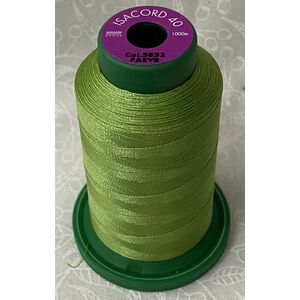 ISACORD 40 #5832 CELERY GREEN 1000m Machine Embroidery Sewing Thread