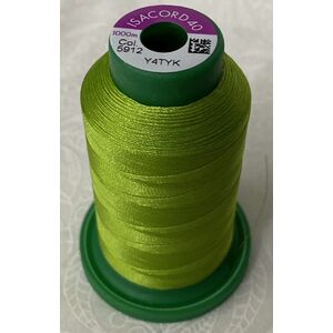 ISACORD 40 #5912 ERIN GREEN 1000m Machine Embroidery Sewing Thread