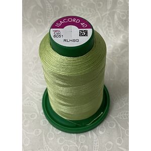 ISACORD 40 #6051 JALAPENO GREEN 1000m Machine Embroidery Sewing Thread