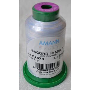 ISACORD 40 #9506 Variegated BABY BOY 1000m Machine Embroidery Sewing Thread