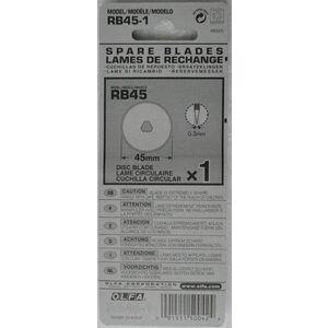 OLFA 45mm Rotary Cutter Blade, RB45-1, For 45mm Rotary Cutters