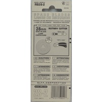 OLFA 28mm Rotary Cutter Blades 2 Pack, Suits RTY-1/G, RTY-1/DX