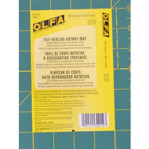 Olfa Cutting Mat, 18 x 24", Self Healing, 1" Grid RM-SG 9881