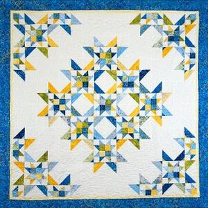 Nine Sisters Quilt Pattern by Cozy Quilt Designs (Pattern & Instructions)