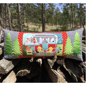 Happy Glamper Bench Pillow & Table Runner (Pattern Only)
