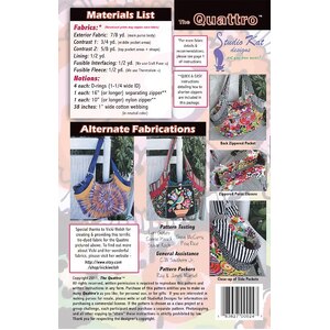 The Quattro Bag by Studio Kat Designs (Pattern & Instructions)