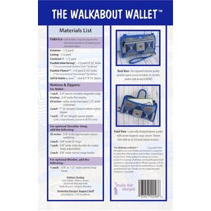 The Walkabout Wallet by Studio Kat Designs (Pattern & Instructions)
