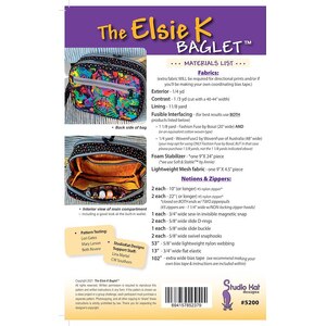 The Elsie K Baglet by Studio Kat Designs (Pattern & Instructions)