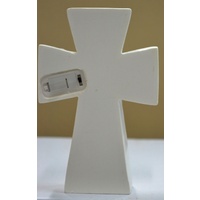 Resin LED Message Cross, Family, 110mm x 155mm Boxed