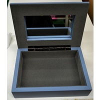 Christening Memories Box, Blue, 180 x 130 x 50mm, Great Gift Idea