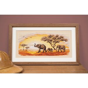 Vervaco ELEPHANTS Counted Cross Stitch Kit PN-0002317