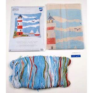 Vervaco SEASCAPE Cross Stitch Cushion Kit 40cm x 40cm PN-0008601