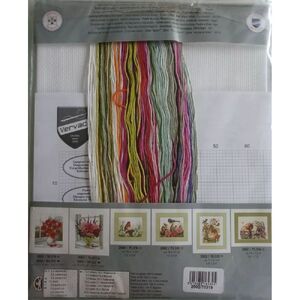 Vervaco SPRING ANEMONE BOUQUET Counted Cross Stitch Kit PN-0011783