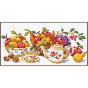 Vervaco AFTERNOON TEA Counted Cross Stitch Kit PN-0011813