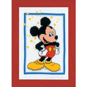Vervaco DISNEY MICKEY MOUSE Counted Cross Stitch Kit PN-0014670
