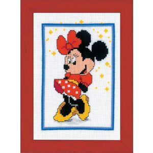 Vervaco DISNEY MINNIE MOUSE Counted Cross Stitch Kit PN-0014671