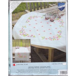 Vervaco APPLE BLOSSOMS Table Runner Kit 40 x 100cm, PN-0143929