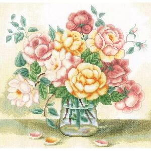 Vervaco ROSE BOUQUET Counted Cross Stitch Kit PN-0145028