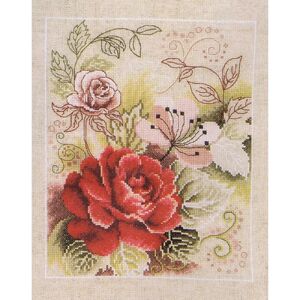 Vervaco BOUQUET WITH ROSE Counted Cross Stitch Kit PN-0145133