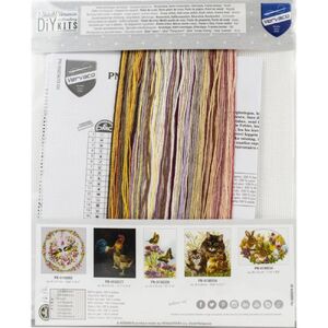 Vervaco CHIRPING ROBINS Counted Cross Stitch Kit PN-0149741