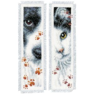 Vervaco DOG & CAT Bookmark Counted Cross Stitch Kit PN-0155651