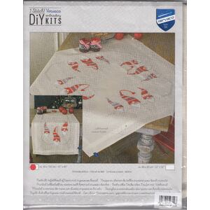 Vervaco CHRISTMAS GNOMES Table Runner Kit 40 x 100cm, PN-0155966