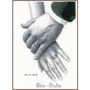 Vervaco LOVE FOR LIFE Counted Cross Stitch Kit PN-0156093