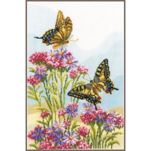 Vervaco SWALLOWTAILS Counted Cross Stitch Kit PN-0156329