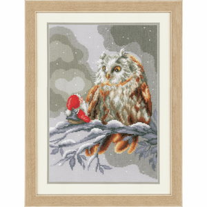 Vervaco OWL & GNOME Counted Cross Stitch Kit PN-0158015