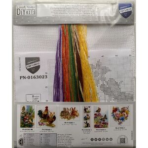 Vervaco BUNNIES WITH CHICKS Counted Cross Stitch Kit PN-0163023