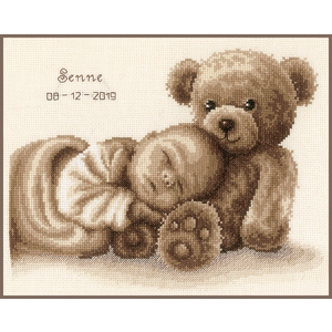 Vervaco SWEET DREAMS Birth Record Counted Cross Stitch Kit PN-0163786