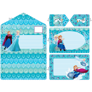 Vervaco DISNEY ANNA & ELSA Embroidery Card Kit, Set of 5, PN-0166249