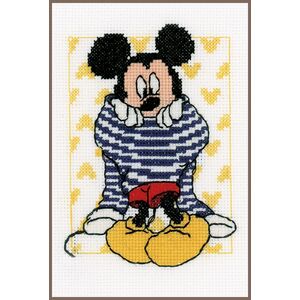 Vervaco DISNEY MICKEY GETS DRESSED Counted Cross Stitch Kit PN-0167520