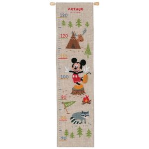 Vervaco DISNEY WOODSY ADVENTURE Growth Chart Counted Cross Stitch Kit PN-0167666