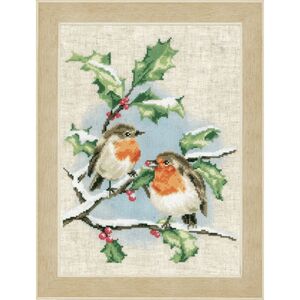 Vervaco WINTER ROBINS Counted Cross Stitch Kit PN-0170739