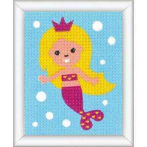 Vervaco MERMAID Tapestry Half Cross Stitch Embroidery Kit PN-0171625