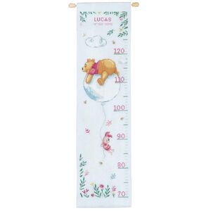 Vervaco DISNEY WINNIE THE POOH Growth Chart Counted Cross Stitch Kit PN-0172750