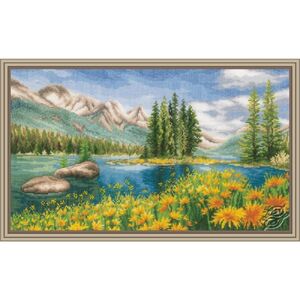 Vervaco MOUNTAIN LANDSCAPE Counted Cross Stitch Kit PN-0174811