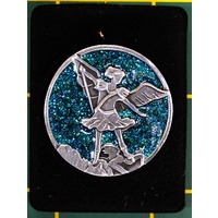 Companion Coin, ARCHANGEL MICHAEL, With Message, Prayer / Reading, 34mm Diameter
