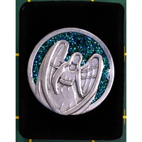 COMPANION COIN, TEACHER ANGEL, Message, Prayer or Reading, 34mm Diameter, Metal