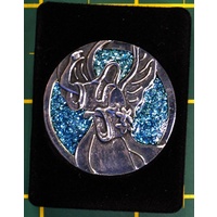 COMPANION COIN, GET WELL SOON, With Message, Prayer or Reading, 34mm Diameter, Metal