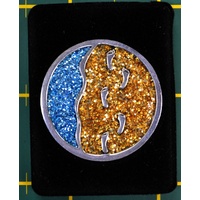 COMPANION COIN, FOOTPRINTS, With Message, Prayer or Reading, 34mm Diameter, Metal
