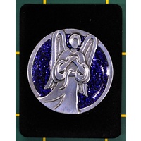 COMPANION COIN, DAD ANGEL, With Message, Prayer or Reading, 34mm Diameter, Metal