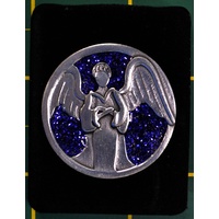 COMPANION COIN, ANGEL OF COMFORT, With Message, Prayer or Reading, 34mm Diameter, Metal
