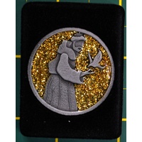 COMPANION COIN, ST FRANCIS, PATRON SAINT OF ANIMALS, 34mm Diameter, Metal