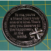 Lucky Coin, Dearest Friend, 35mm Diameter, A Beautiful Gift Idea