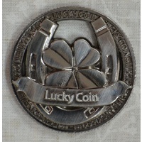 Open Lucky Coin, LUCKY COIN, 35mm Diameter, Zinc Alloy